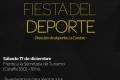 La Fiesta del Deporte en La Cumbre es el 17 de Diciembre